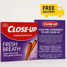 Close Up Anticavity Fluoride Toothpaste Freshening Red Gel Cinnamon Blast 6oz