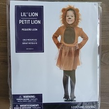 Lil' Lion Child Dress Up Costume Size Med 8-10 Halloween Kids Costume New