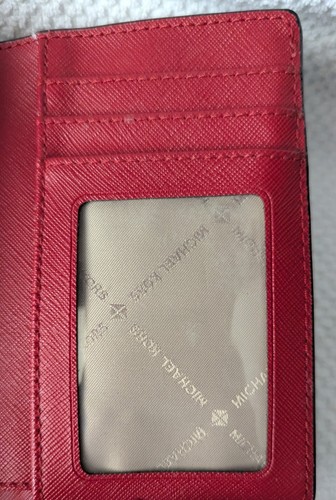 Michael Kors Barcelona Compact Leather Jersey Wallet. ZWT922 RKMNXB4ZJ.  - Afbeelding 6 van 12