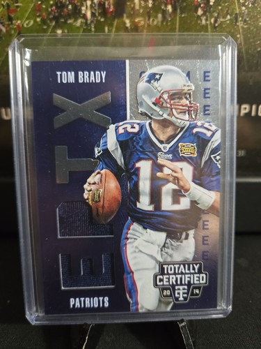 🔥 🐐 TOM BRADY - 2014 Totally Certified EPIX Game Used Jersey Card #21/50 🐐 