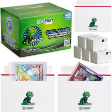500 Pack Shell Mailer Trading Card Envelopes by Hobby Armor, 7" X 4.35" Trading