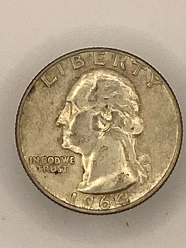 New Listing1964 Washington Quarter Silver 90% US Coin Circulated