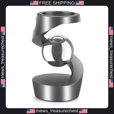 Metal Fidget Spinner Stress Relief Toy for Adults Teens Kids Gray