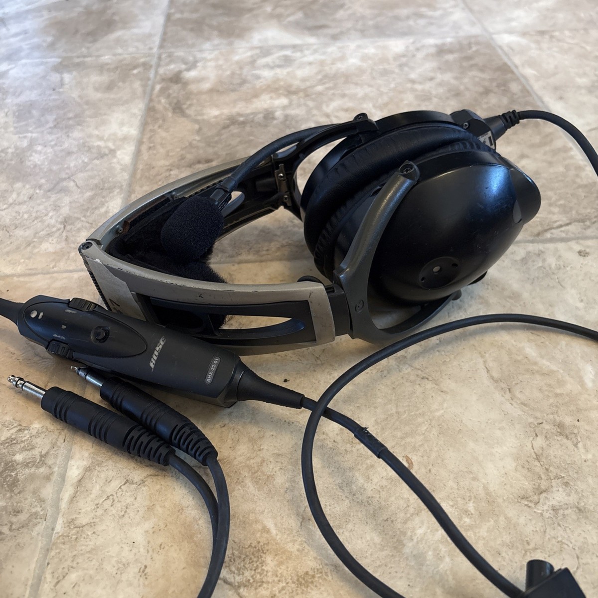 Bose X Aviation A10 Dual GA Plugs Headset AHX-32-01 | eBay