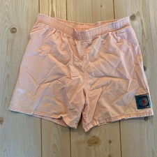 Vintage 90s Ocean Pacific Retro Beach Orange Board Shorts Size M Medium