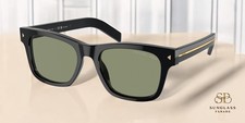 PRADA PR A17S 16K20G Black Polarized Green Polarized 51 mm Men's Sunglasses