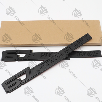 #ad For Super Duty 6.7L Powerstroke Diesel Black Lower Door Emblems PC3Z 9942528 B $45.99