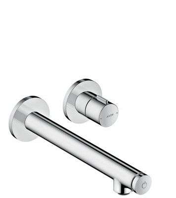 Hansgrohe basin mixer concealed Axor Uno 45113800 stainless steel optic