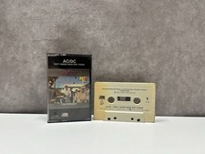 AC/DC Dirty Deeds Done Dirt Cheap Cassette 1976 Atlantic