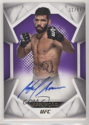 2020 Topps UFC Striking Signatures Purple 12/99 Raphael Assuncao Auto 00gy