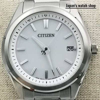 CITIZEN Collection AS1080-65A Silver Solar Radio Sapphire Men's Watch New in Box