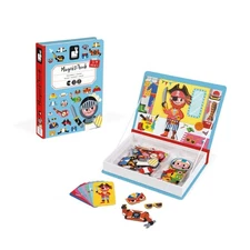 Janod MagnetiBook 45 pc Magnetic Boys Costumes Dress Up Game - Ages 3+ - J02719