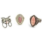 Carolyn Pollack Relios Sterling Red Coral Rings Cuff Bracelet Lot of 8 #S5608-2 — photo 6