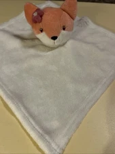 DTU Inc Fox & Flower Security Blanket/Lovey Blankie