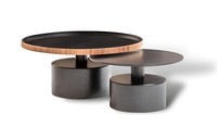 Couchtisch Wohnzimmertisch Beistelltisch Kaffeetisch Holz Moderne Luxus 2Tlg