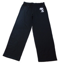 Munki Munki Pajama Bottoms Halloween Peanuts Snoopy Mummy Black Sz L