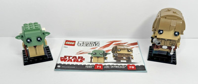 LEGO Star Wars Brickheadz Set 41627 TOP!   Yoda Luke Skywalker Nr. 70 und 71