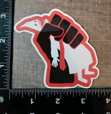 Calcomanía adhesiva de vinilo anti-KKK Kill The Klan Resistance Fist