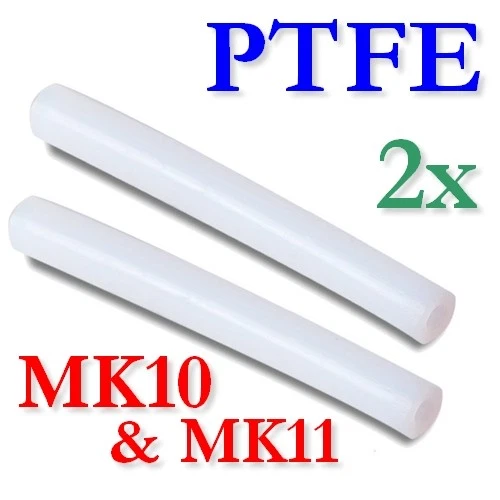 2x PTFE Röhrchen Extruder Verstopfung MK10 Makerbot RepRap Dremel CTC Wanhao