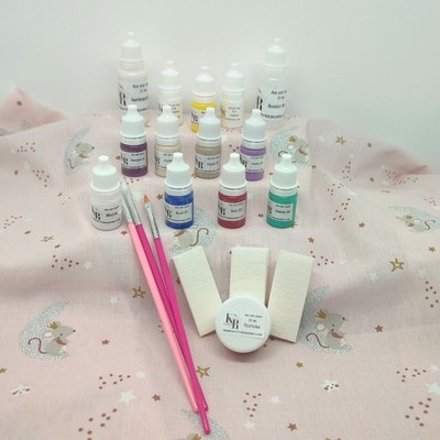 Set de pinturas de secado al aire para reborn