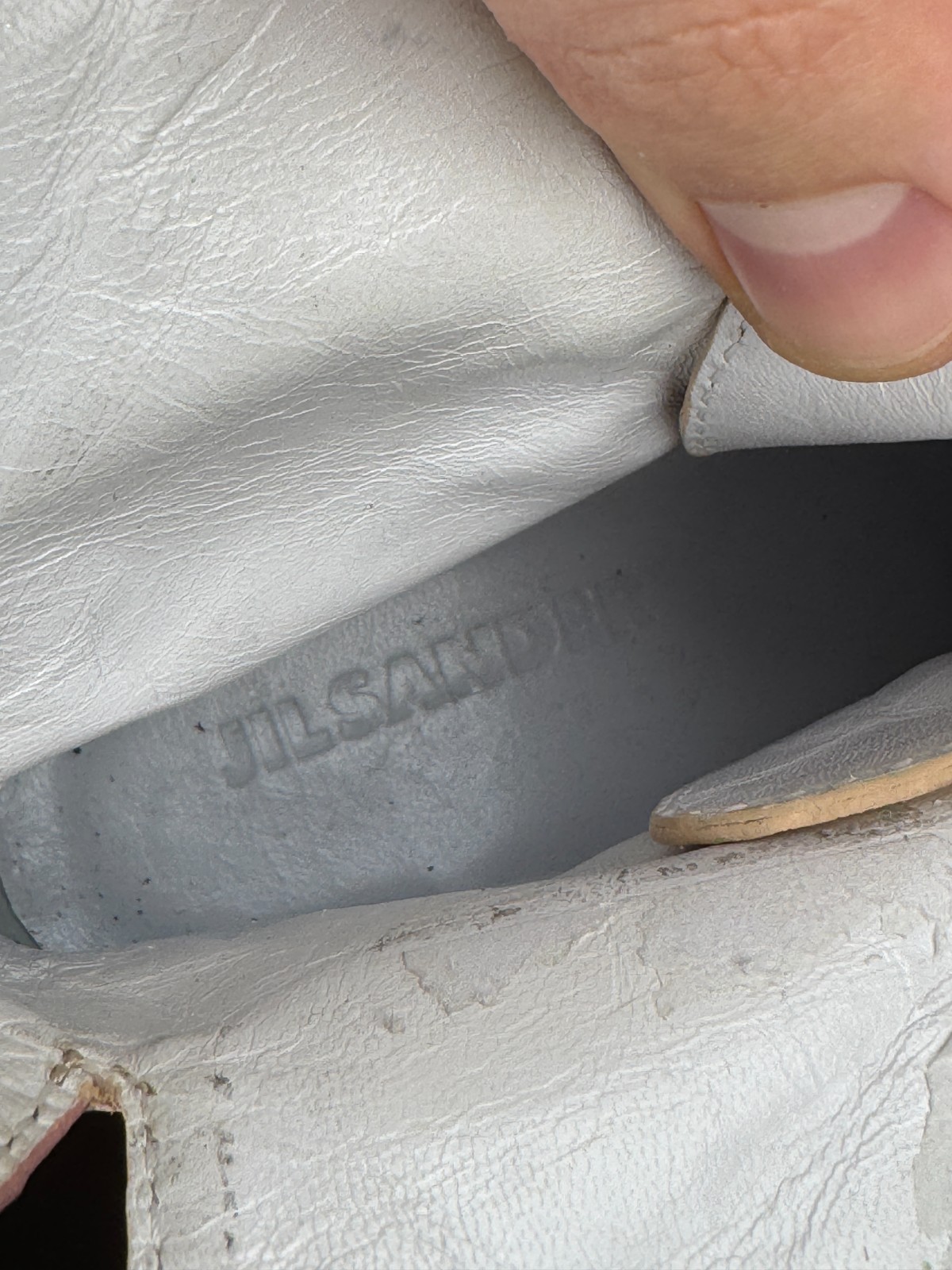 Jil Sander colour blocked snake python style leat… - image 14