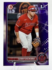 2022 Bowman Draft - Sonny DiChiara #BD-16 Purple /250 (RC)