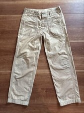 orSlow fatigue pants initial beige Work pants cargo pants adjustable belt Used