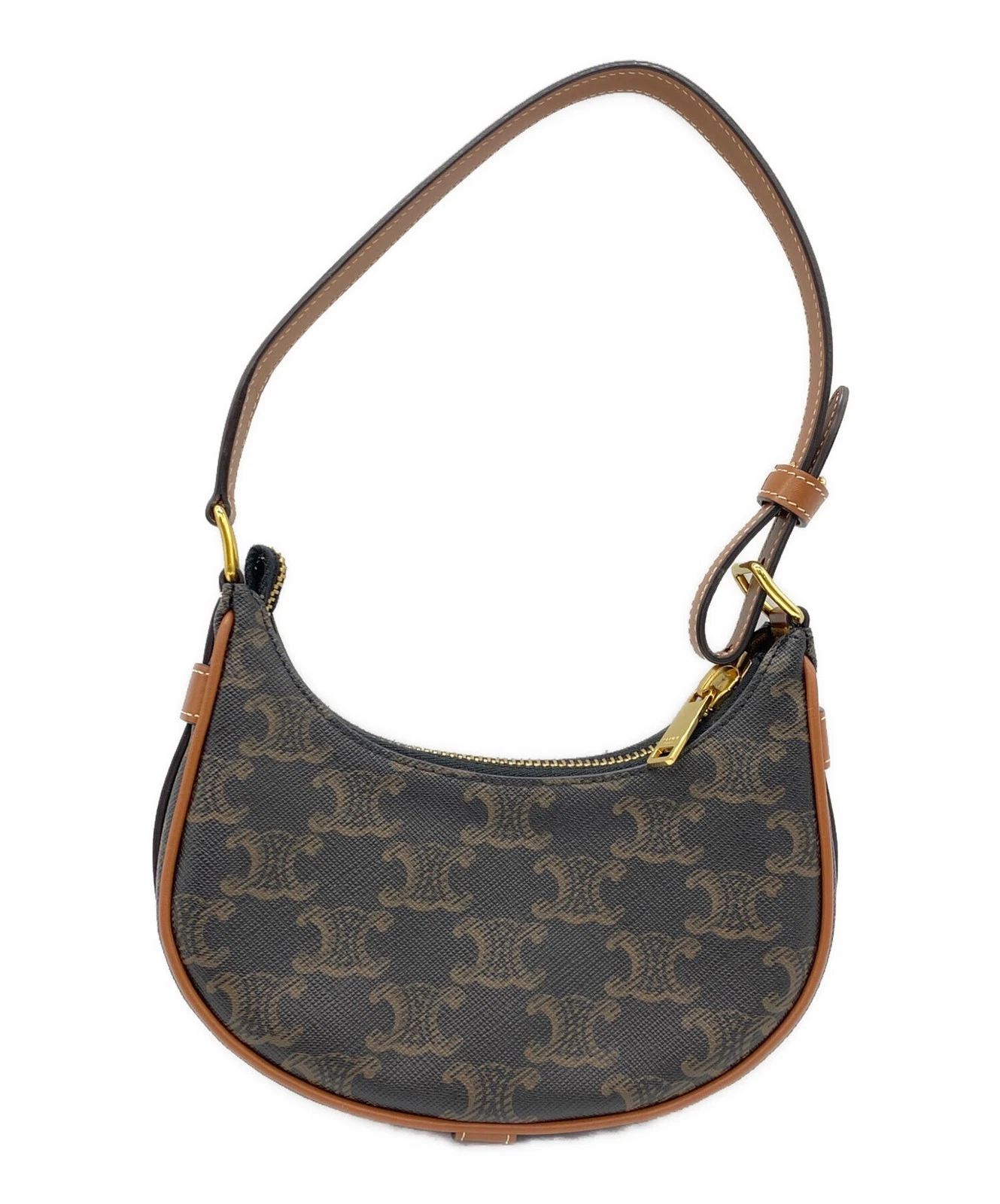 Celine — Celine One Shoulder Bag Brown #TFB2196