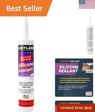 Versatile 10.3oz High Heat Silicone Sealant - Perfect for All Surfaces  Repairs