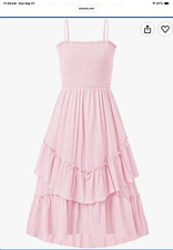 Sunny Spirit Girls Summer Dress for Tween Girl Teen Kids Sundress 10-11year olds