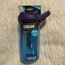 New CamelBak Eddy+ 14Oz Kids Water Bottle wit...
