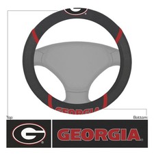 Georgia Bulldogs Embroidered Steering Wheel Cover [NEW] NCAA Car Auto Truck SUV