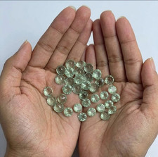 6x6MM  Flawless Green  Amethyst Cushion Cut VS1 Quality Loose Gemstone 32PCS Lot