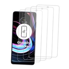 4 Pack Glass Screen Protector Compatible for Motorola Edge 2021 / Edge 5G UW