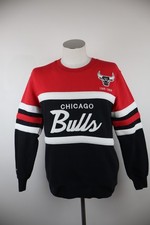 MITCHELL & NESS NBA FELPA UOMO Tg M MAN SPORT SWEATSHIRT CHICAGO BULLS COTONE