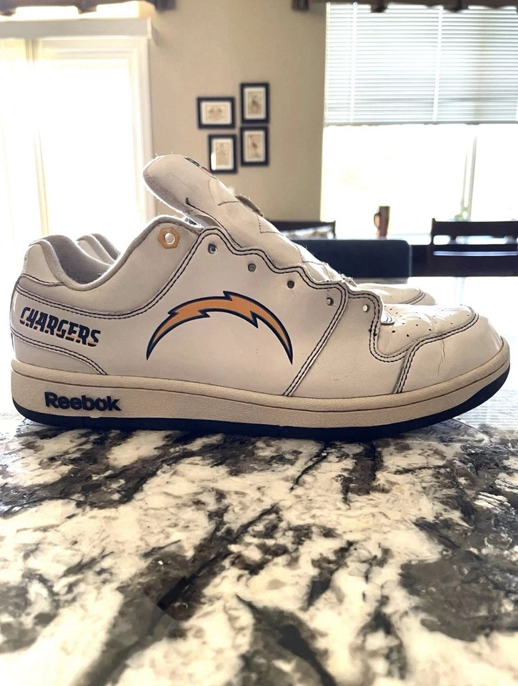 Carregadores San Diego Reebok - Raro? Tênis Masculino NFL RBK Tamanho 8.5 MELHOR OFERTA - Imagem 3 de 4