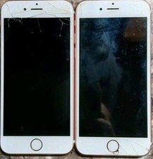 2 - Apple - iPhone - 6s - For Parts or Repair - Cracked Screen