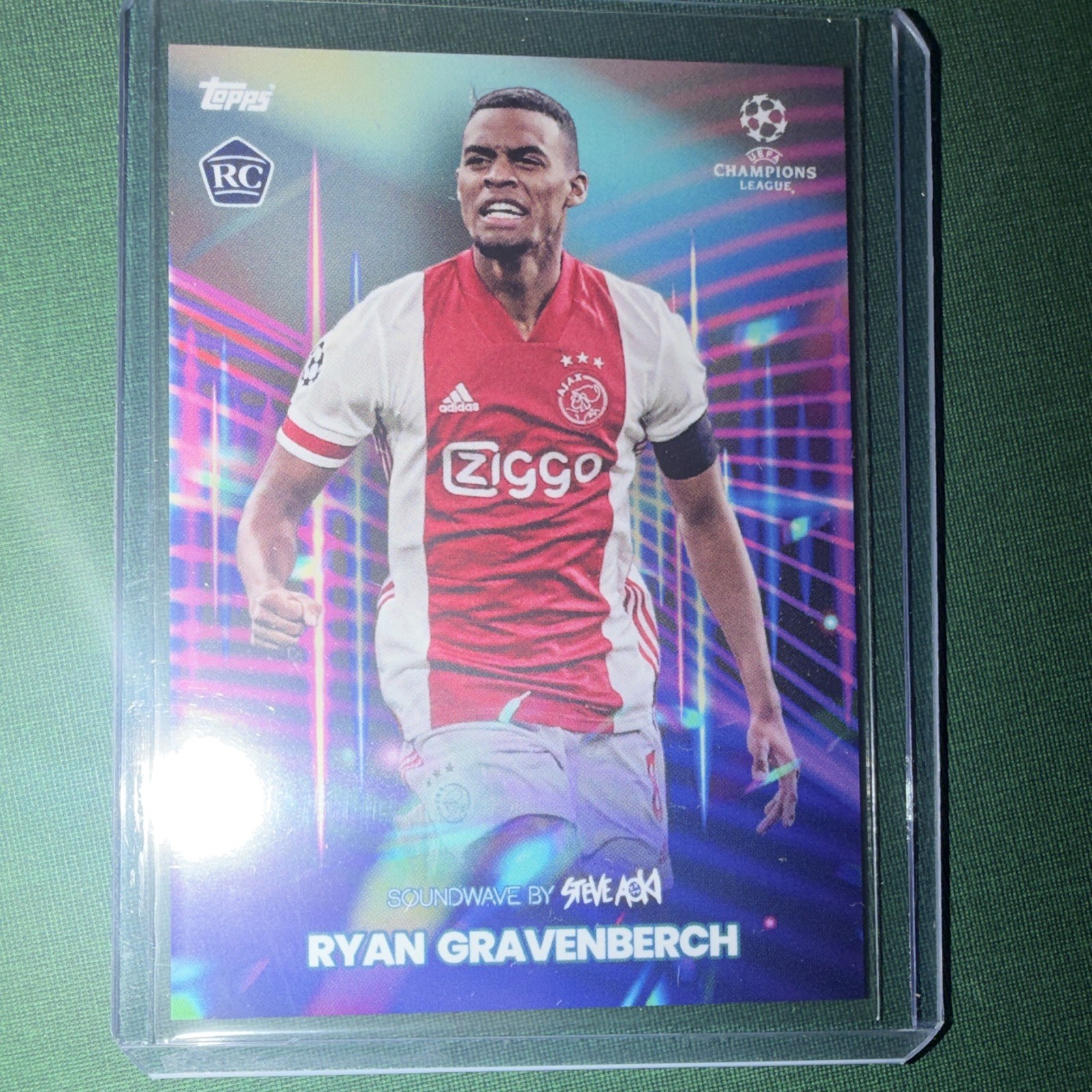 Ryan Gravenberch RC TOPPS X STEVE AOKI UEFA CHAMPIONS LEAGUE FOOTBALL FESTIVAL