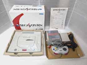Sega Saturn White Console Power Memory BioHazard  Manual Japan