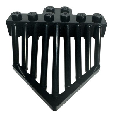 LEGO Train Cow Catcher Plow Grill Black for Steam Locomotives Pilot Trains 90201