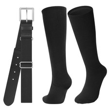 Baseball Socks and Belt for Youth Adult Softball Socks and Belt Combo Elastic...