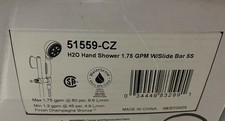 Delta 51559-CZ H2Okinetic 5-Setting Slide Bar Hand Shower in Champagne Bronze