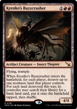 MTG Krenko's Buzzcrusher NON FOIL NM R 136 Murders at Karlov Manor
