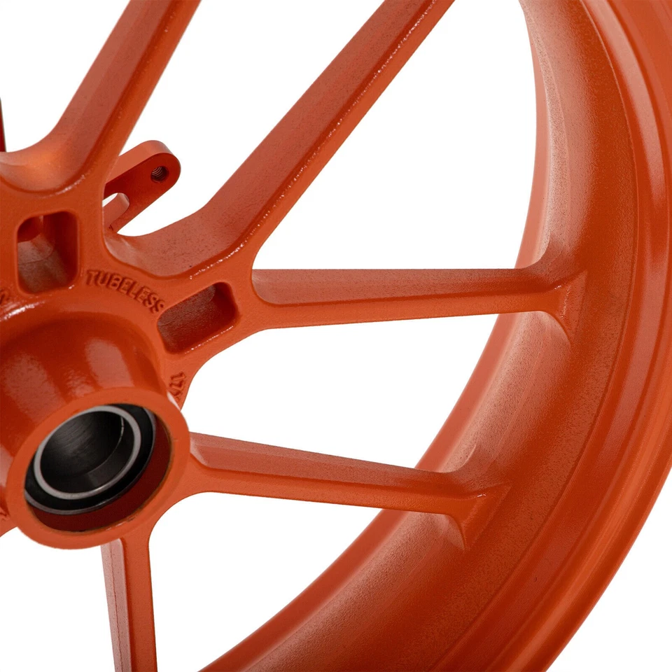 Rueda delantera sin cámara Supermoto de 17" para Husaberg FC FE SX SXF XC-F EXC XC-G 14-24 Foto 2 de 4