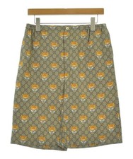 GUCCI Shorts GrayBeigexBrownxLight blue Patterned 46 Approx. M 2200578854069