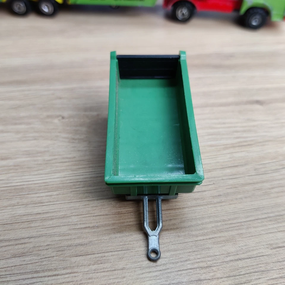 MAJORETTE RIMORCHIO AGRICOLO VERDE N°316 MADE IN FRANCE ECH 1:60* - Immagine 2 di 4