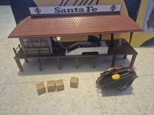 K-Line O Santa Fe No.6-22328 Operating Freight Transfer Platform Missing Car