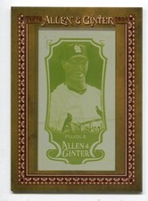 2024 Topps Allen & Ginter Printing Plate Yellow Albert Pujols 1/1 SL Cardinals