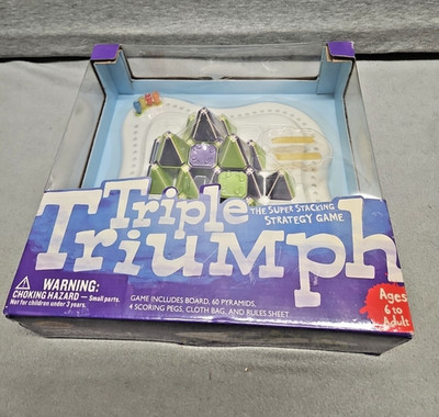 Brand New Sealed Hasbro Gaming Cranium Triple Triumph Board Game A9