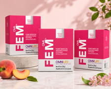 3boxes 3 cajas Omnilife OML Fem Plus -Peach F...